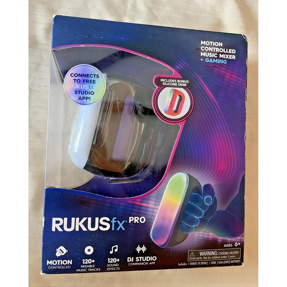 RUKUSfx Pro Motion Controlled Music Mixer 120+ Tracks Handheld